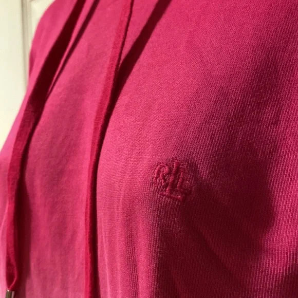 Ralph Lauren Dip Dye French Terry Hoodie M - Picture 5 of 10